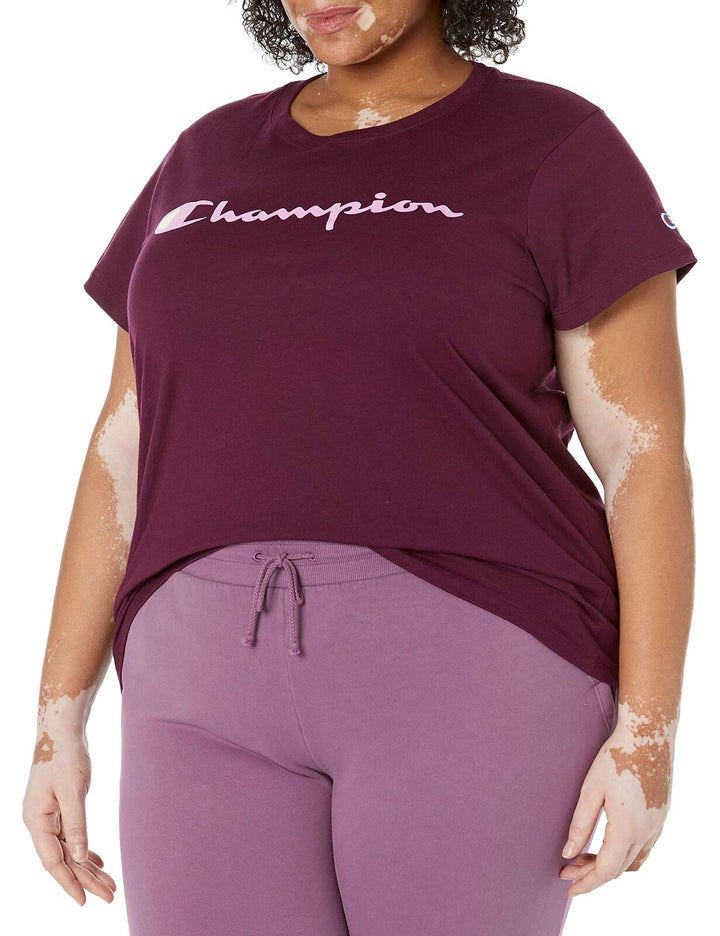 Champion Plus Size Classic Logo Graphic T-Shirt