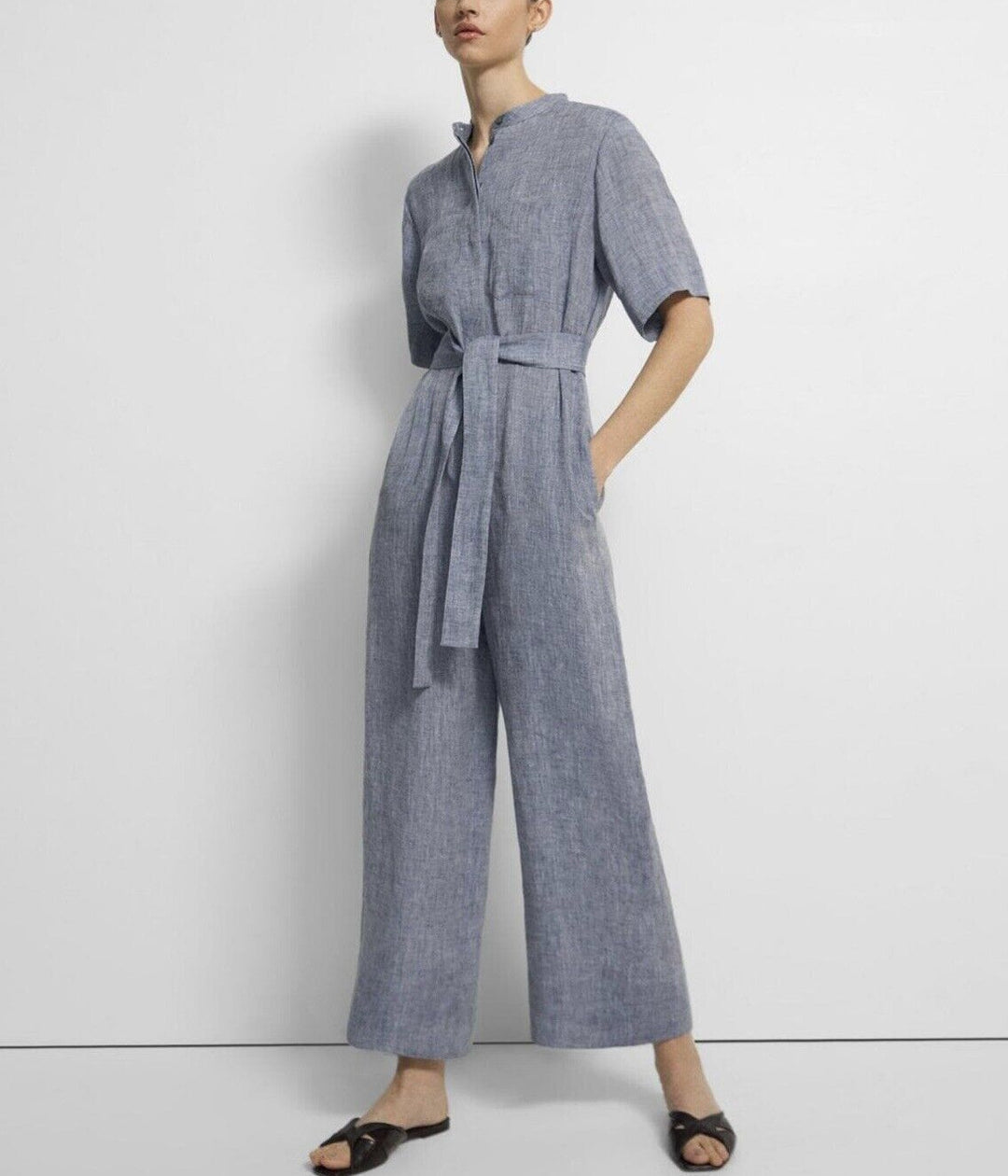 Theory Hemp Patch Pocket Jumpsuit