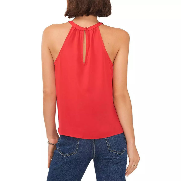 1.STATE Smocked Halter Neck Top