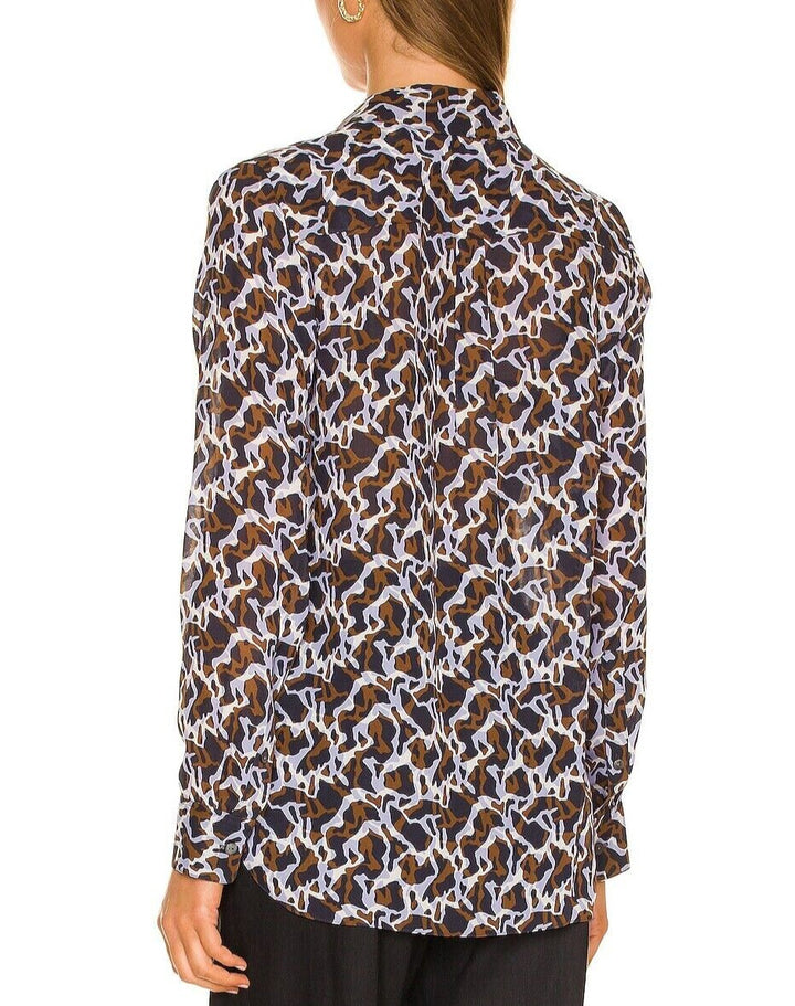 Theory Silk Printed Shirt