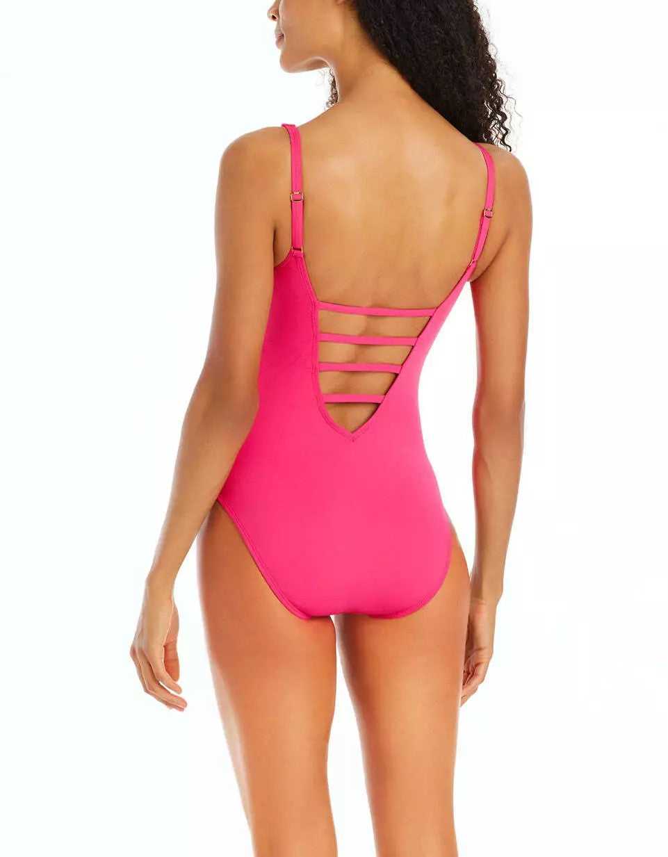 Bleu by Rod Beattie Hole in One Lattice One-Piece Swimsuit