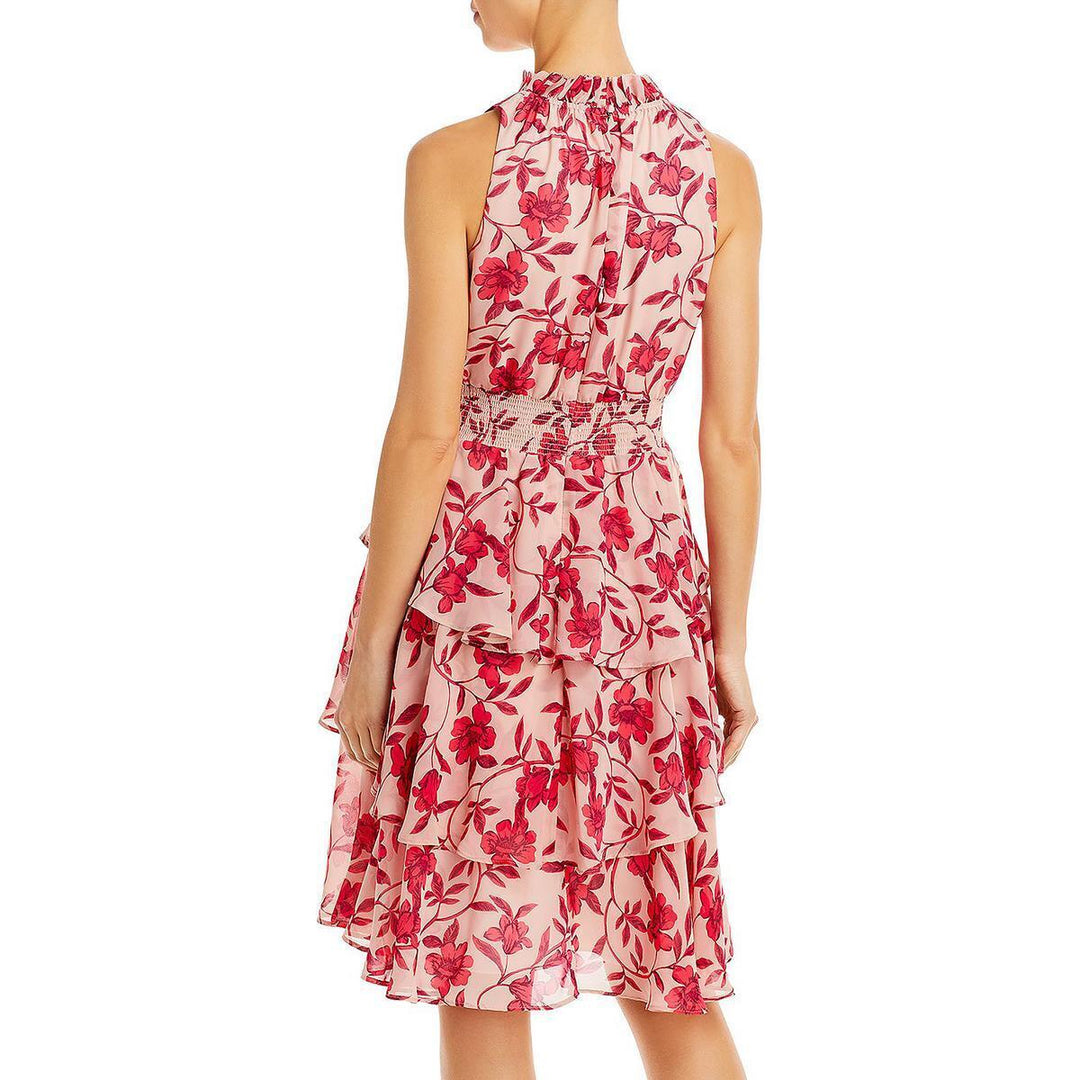 Eliza J Sleeveless Floral Print Dress