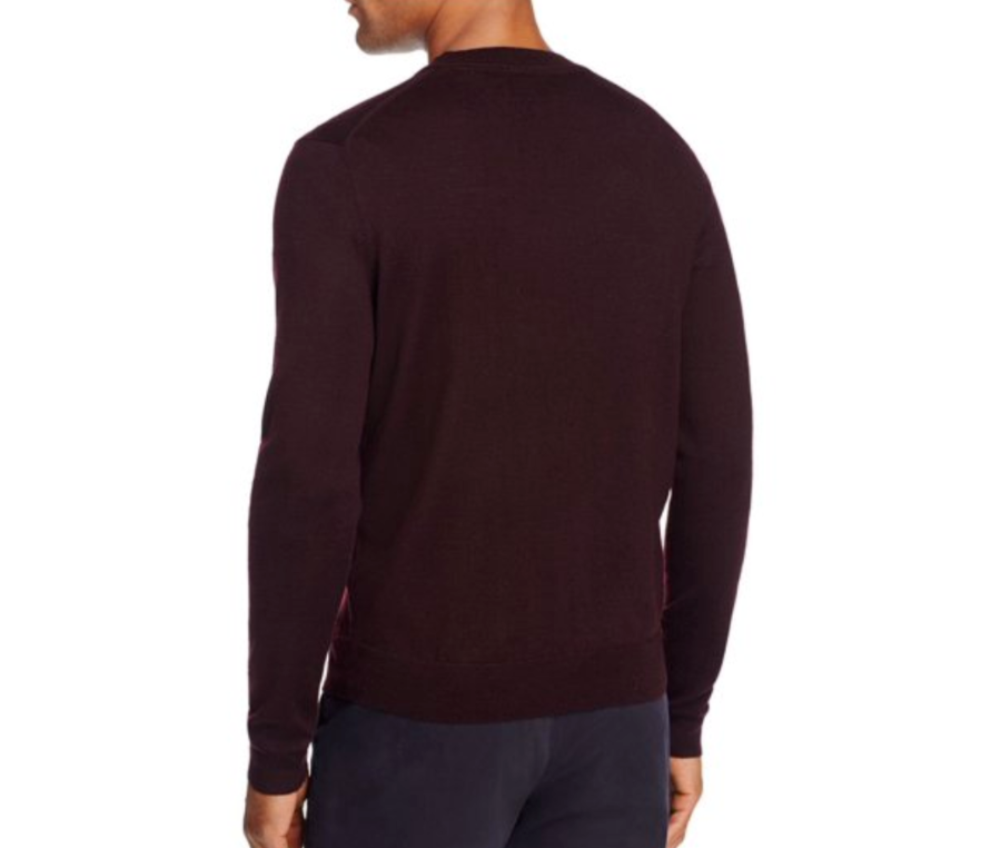 The Men's Store V-Neck Merino Sweater Size XL