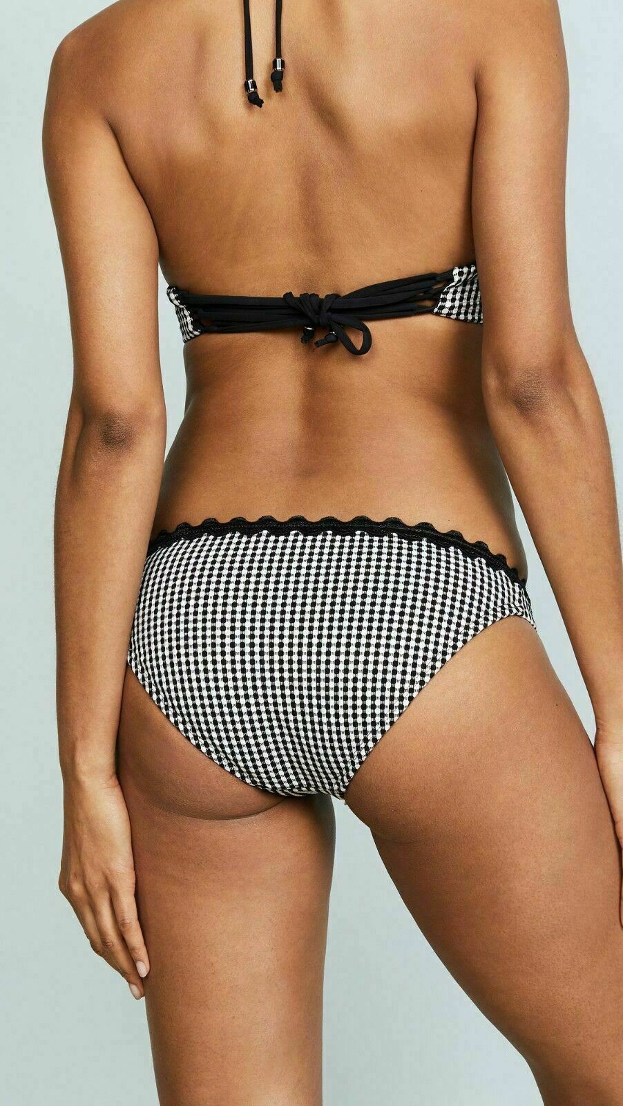 Shoshanna Gingham Bikini Bottom