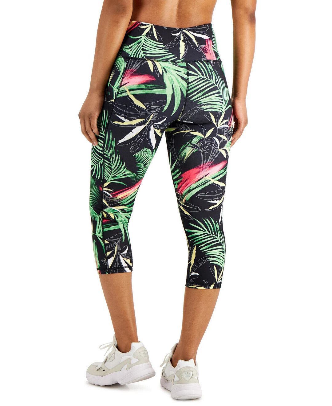 Ideology Palm-Print Cropped Leggings