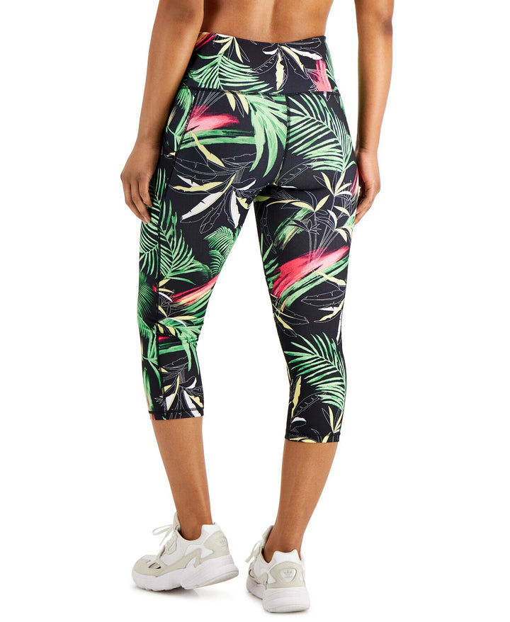Ideology Palm-Print Cropped Leggings