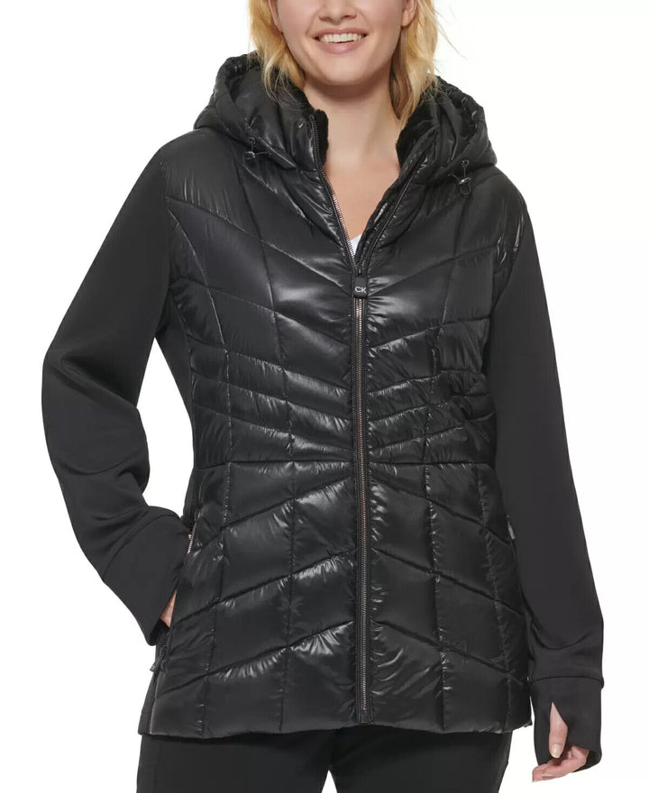 Calvin Klein Plus Size Hooded Jacket