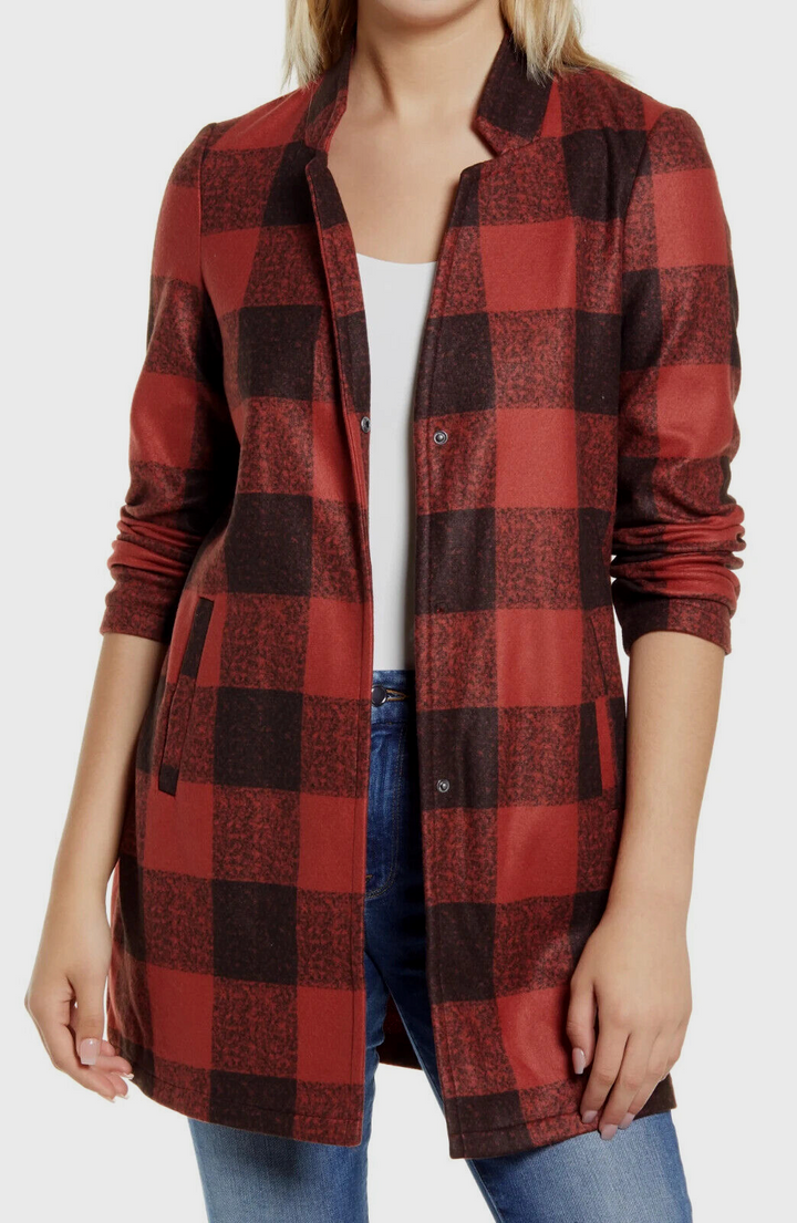 VERO MODA Women's Katrine Check Jacket