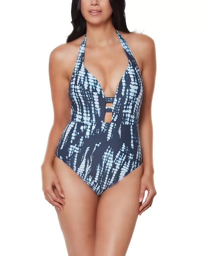 Bar III Tie-Dyed One-Piece Swimsuit