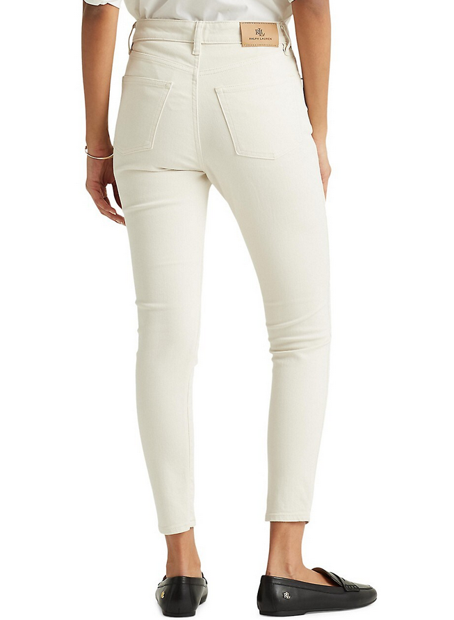 Lauren Ralph Lauren High-Rise Skinny Ankle Jeans