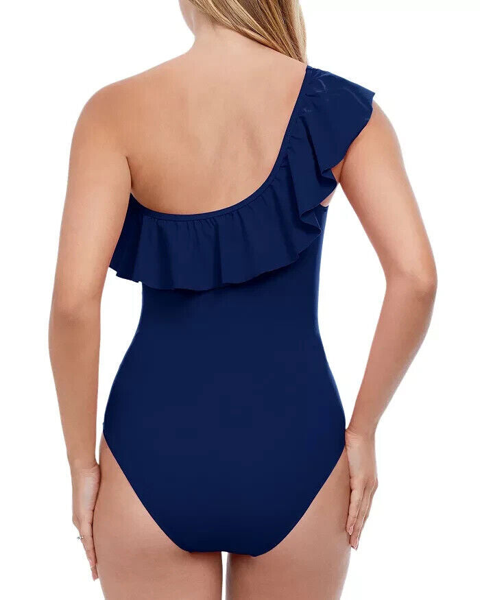 Profile by Gottex Ruffled One-Shoulder Swimsuit