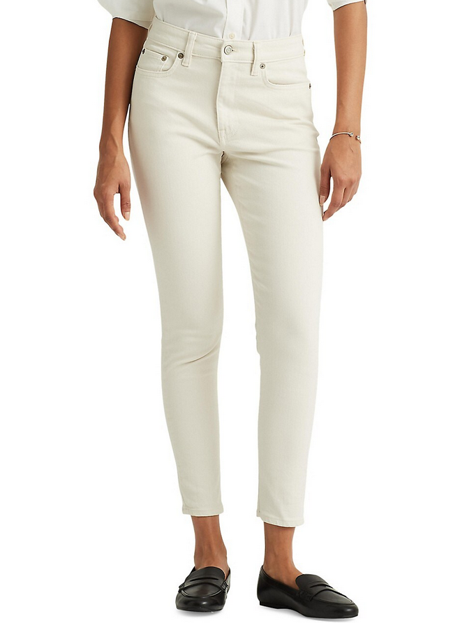 Lauren Ralph Lauren High-Rise Skinny Ankle Jeans