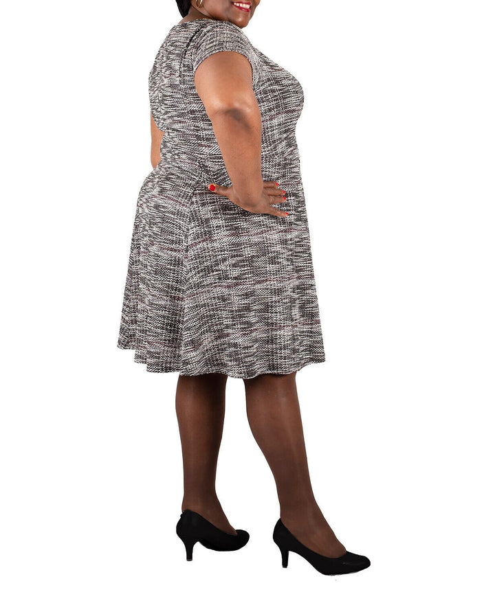 Robbie Bee Plus Size Boucle Dress