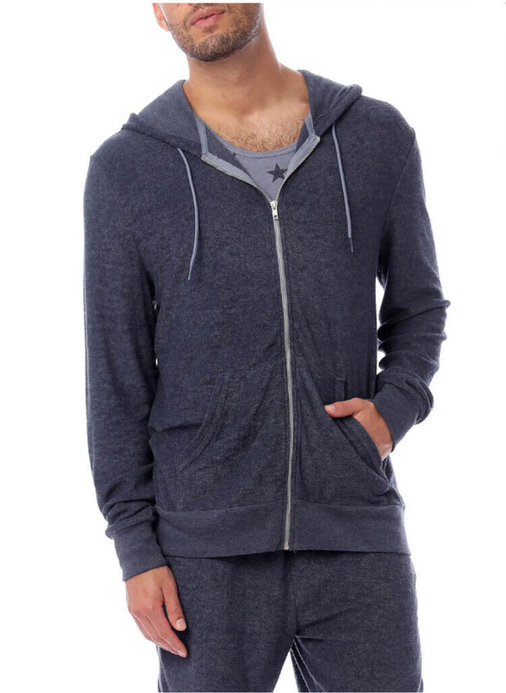ALTERNATIVE Toweling Off-Court Zip Hoodie
