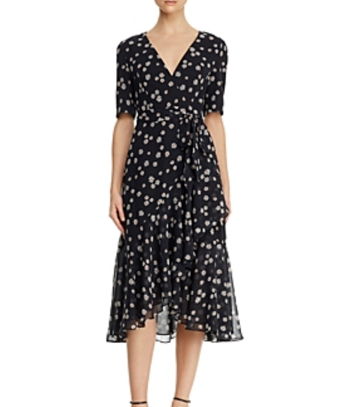 Fame and Partners Floral Wrap Dress