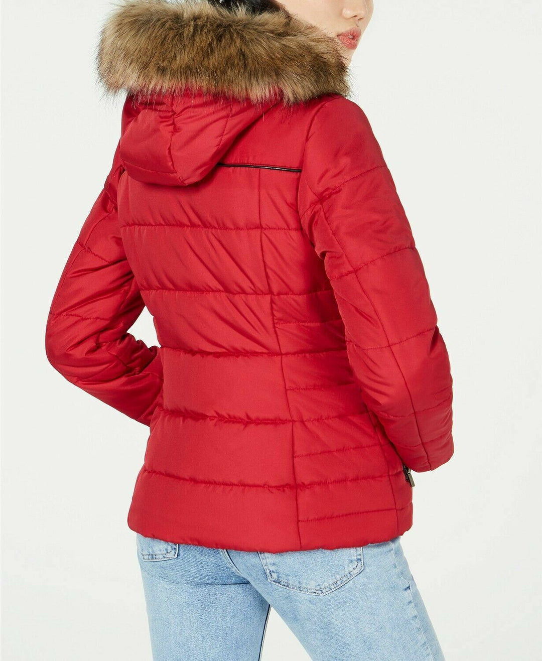 Celebrity Pink Juniors' Puffer Hooded Coat