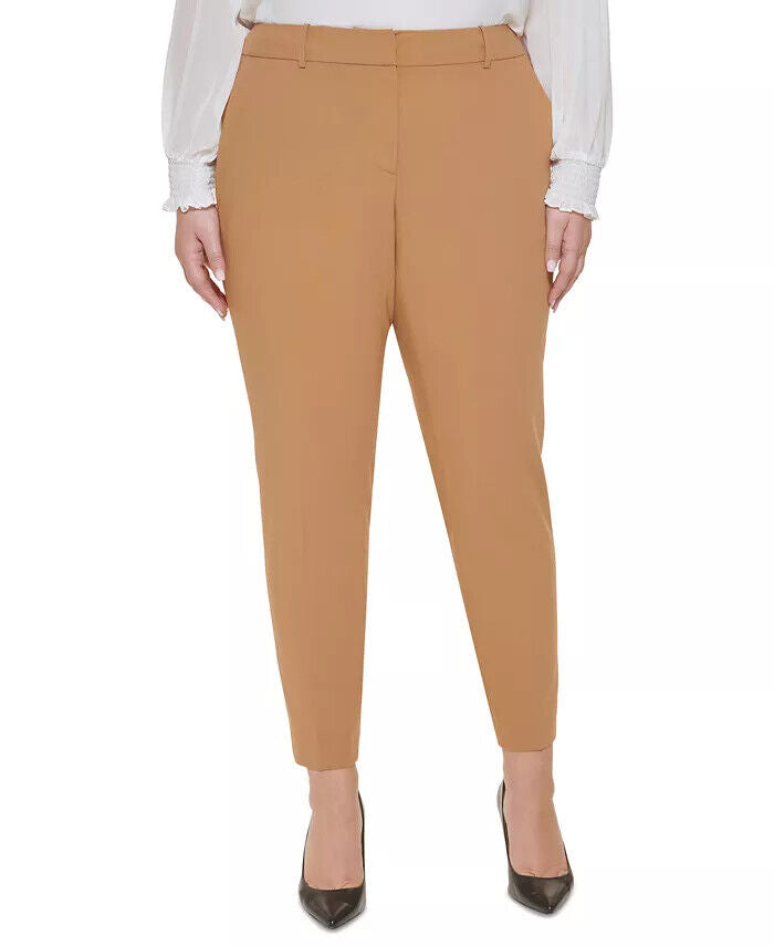 Calvin Klein Plus Size Slim Leg Pants