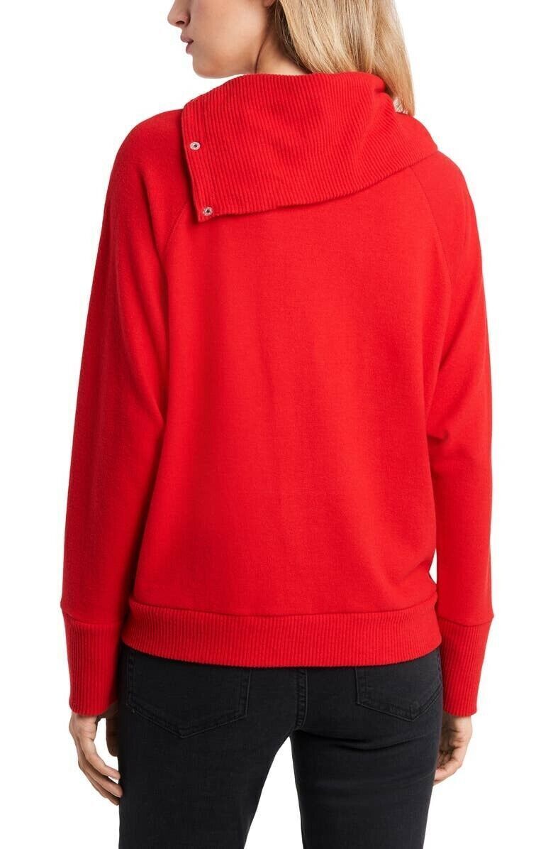 Vince Camuto Fold Over Neck Long Sleeve Top