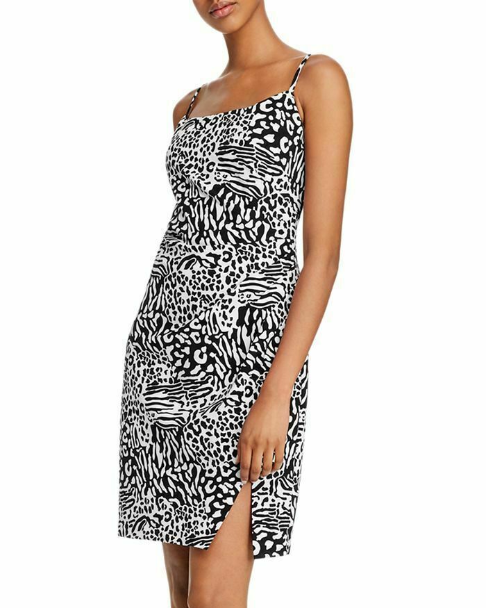 Laundry by Shelli Segal Ruched Zebra-Print Dress