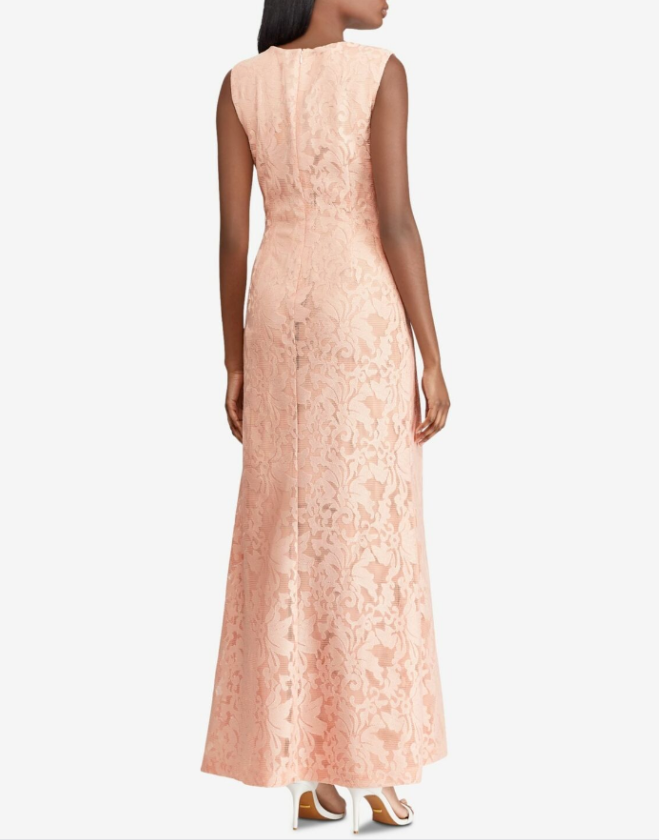 Lauren Ralph Lauren Floral Neoprene Gown