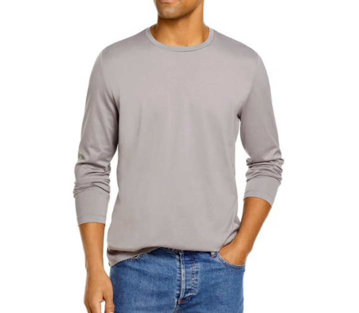 The Men's Store Cotton Long Sleeve Tee