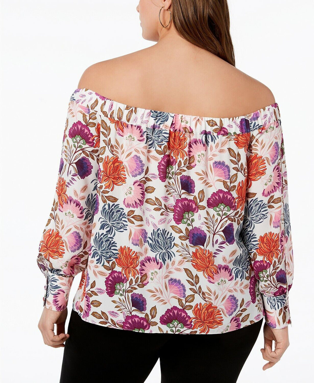 I.N.C. Plus Size Off-The-Shoulder Blouse