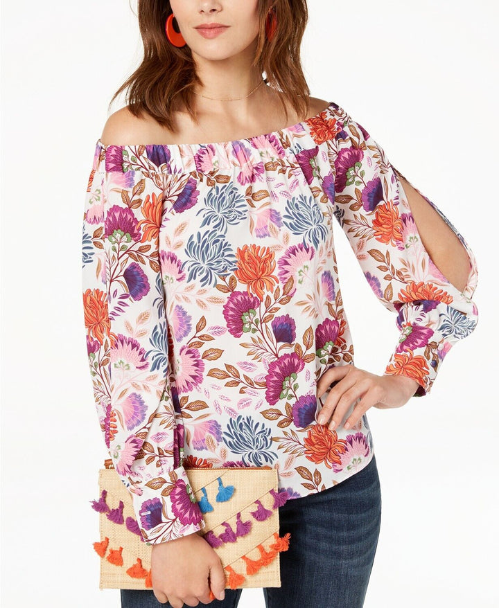 I.N.C. Plus Size Off-The-Shoulder Blouse