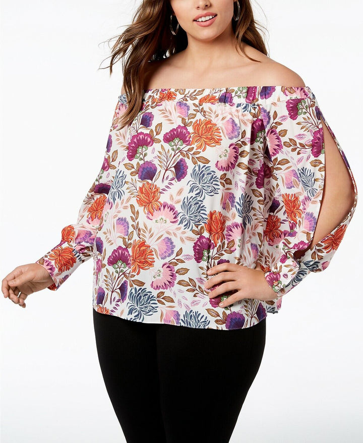 I.N.C. Plus Size Off-The-Shoulder Blouse