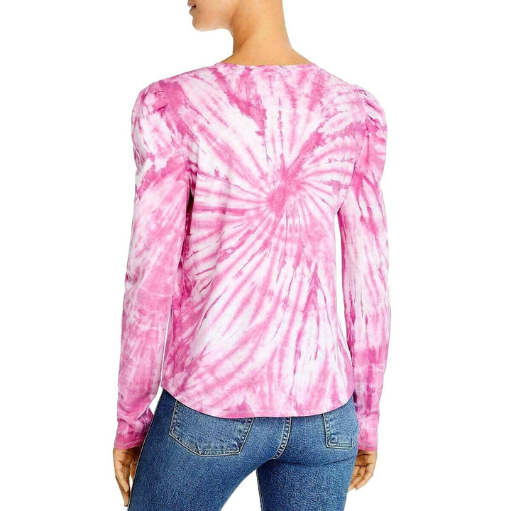 Generation Love Tracy Puff-Sleeve Tie-Dye Tee