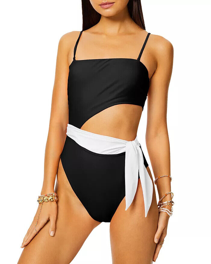 Ramy Brook Gigi Colorblock Side Cutout 1-PC Swimsuit