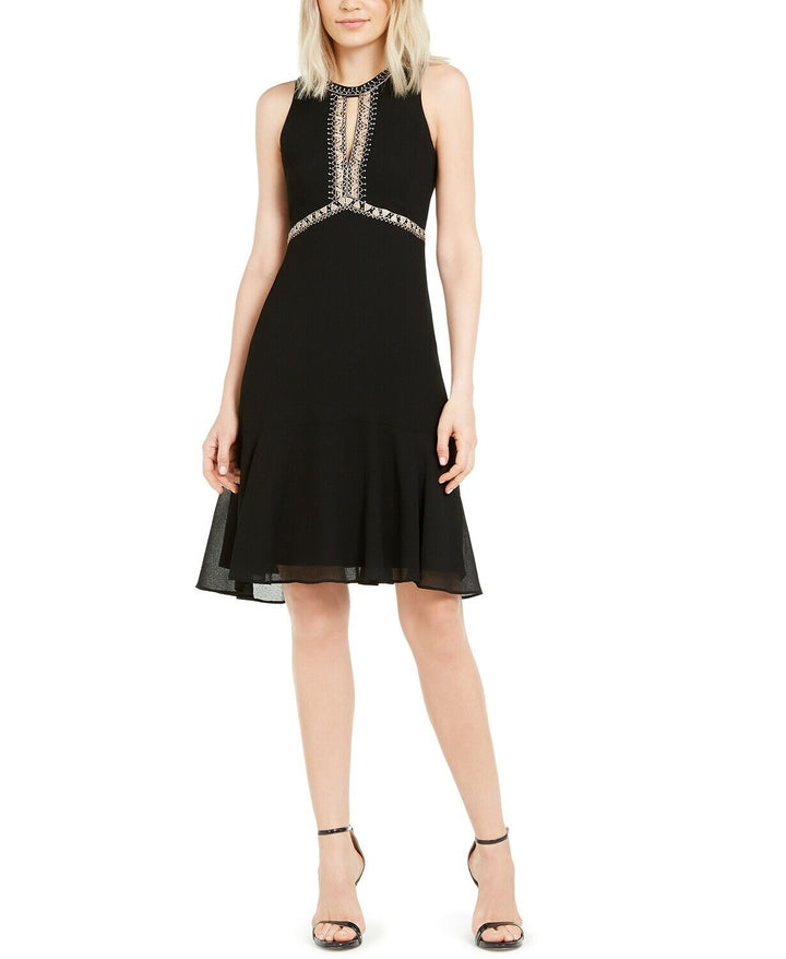 Nanette Lepore Embroidered Beaded Dress