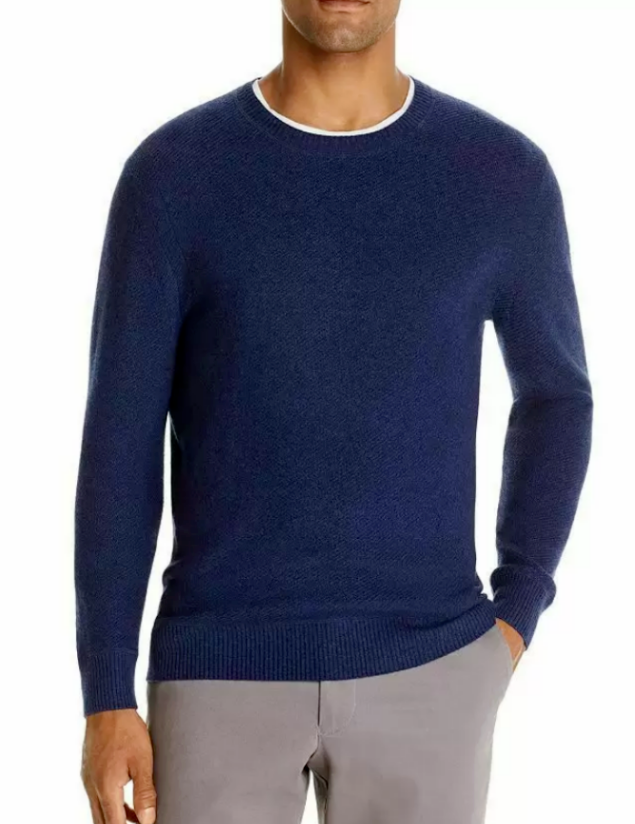 The Men's Store Textured Sweater