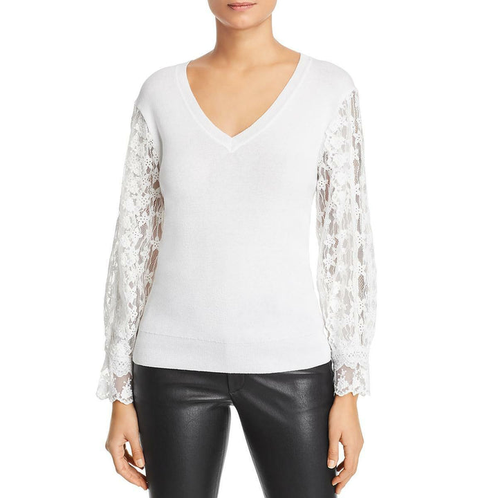 Le Gali Doloris Lace Sleeve Sweater