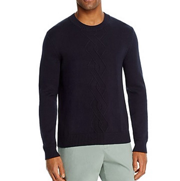 The Men's Store Cotton-Blend Crewneck Sweater