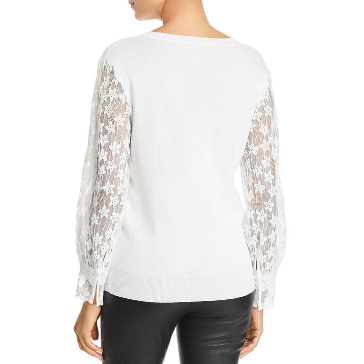 Le Gali Doloris Lace Sleeve Sweater