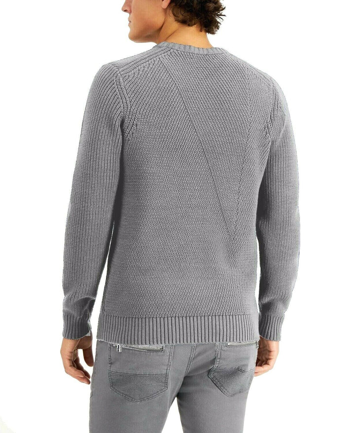 INC International Concepts Men's Crewneck Letter Sweater