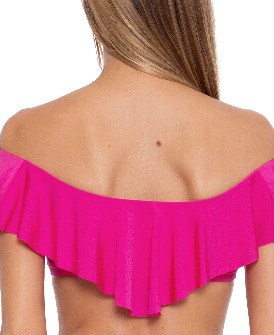 Trina Turk Off-The-Shoulder Ruffle Bikini Top