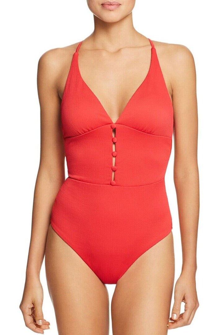 Red Carter Beach Chic Juanita One Piece Swimsuit