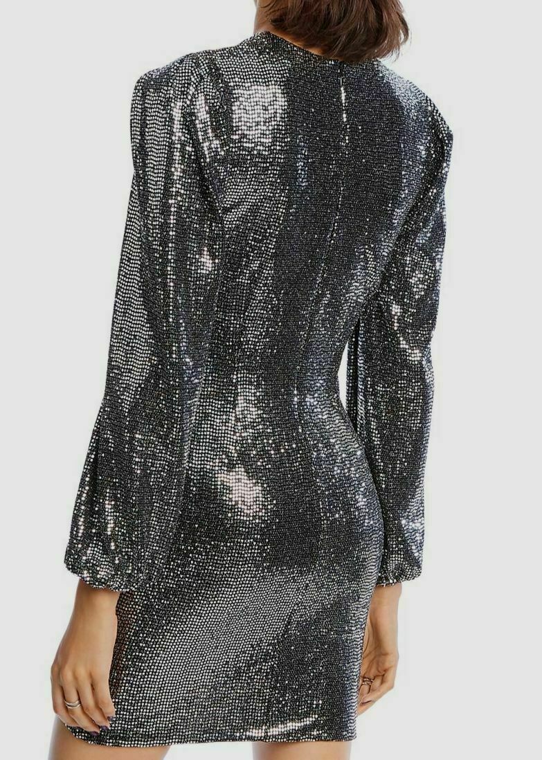 Lini Ariana Ruched Sequined Dress