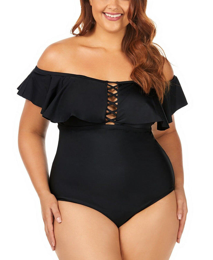 Raisins Curve Trendy Plus Size Juniors' Swimsuit