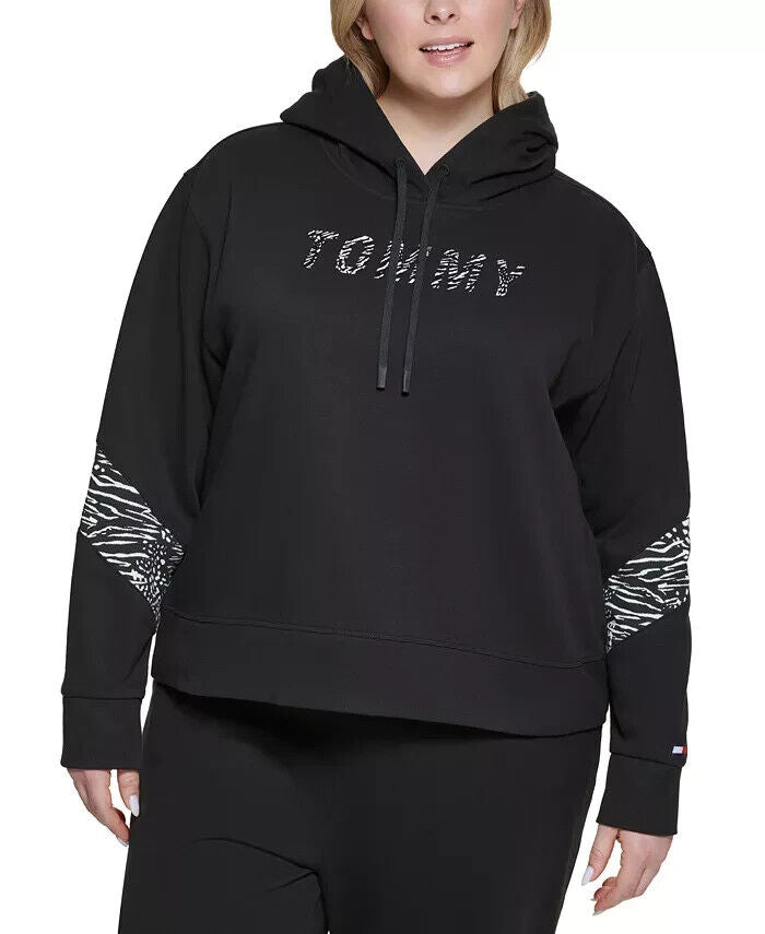 Tommy Hilfiger Sport Plus Size Animal-Print Hoodie