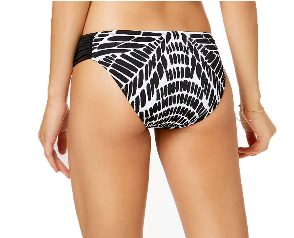 Bar III Kalediscope Side-Cinch Hipster Bikini Bottoms