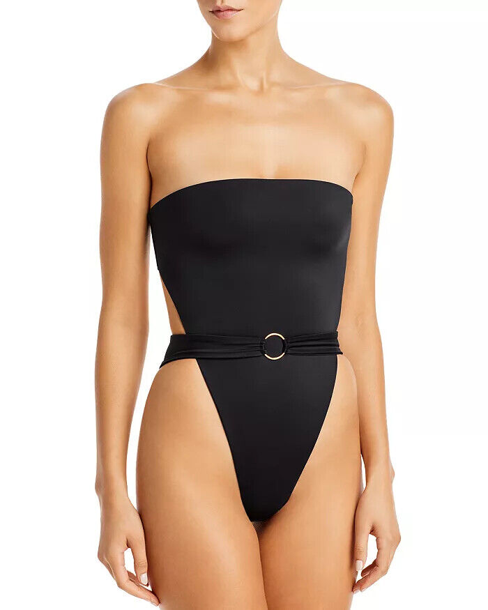 Joues de Sable Amanda Cutout Strapless 1PC Swimsuit