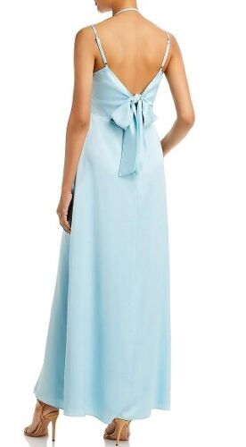 AQUA Bow-Back Gown