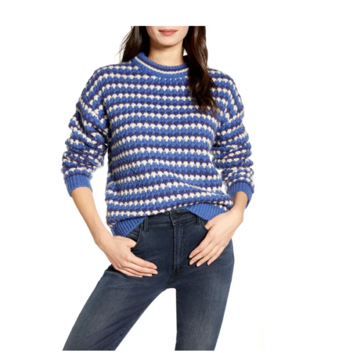 Rebecca Minkoff Katherine Waved Stripe Sweater