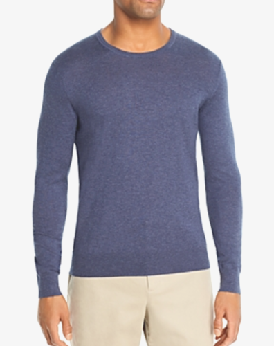 The Men's Store Cotton Blend Crewneck Sweater