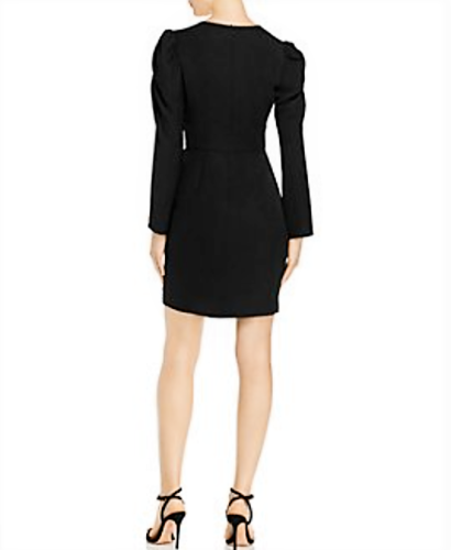 Amanda Uprichard Analeigh Shirred Faux-Wrap Dress