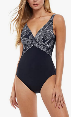 Profile by Gottex Soiree V Neck One Piece Swimsuit