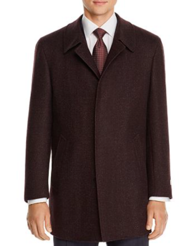 Canali Wool Classic Fit Car Coat