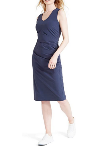 NIC+ZOE Tech Stretch Ruched Sheath Dress